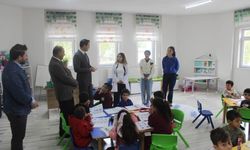 Selim Kaymakamı Semiz’den Şehit Umut Gök Anaokuluna ziyaret