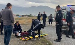 Erzincan’da motosiklet kazası