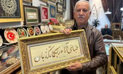 Vanlı hattat, ecdadın sanatını geleceğe taşıyor