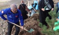 Pasinler’de DİTİB Hatıra Ormanı dualarla açıldı