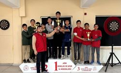 Hamur’da okul sporları dart müsabakaları tamamlandı