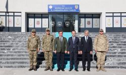 Erzincan protokolünden Jandarma Komutanı Altundarak’a ziyaret