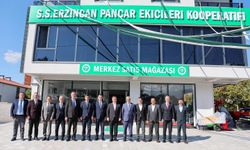 Erzincan Valisi Aydoğdu’dan Pancar Ekicileri Kooperatifine ziyaret