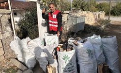 Kızılay’dan yaşlılara kış öncesi yakacak desteği