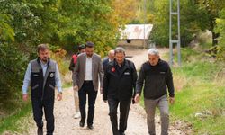 Darende’de asfalt çalışmaları için saha incelemesi yapıldı
