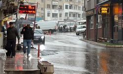 Elazığ'da sağanak yağış etkili oldu