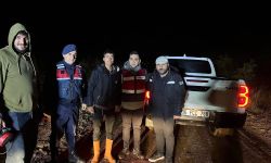 Dağlık alanda mahsur kalan çoban ve 200 küçükbaş hayvan kurtarıldı