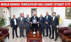 Muş Dernekler Federasyonu’ndan Vali Çakır’a ziyaret