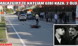 Malazgirt’te trafik kazası: 2 ölü