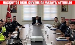 Hasköy’de okul güvenliği toplantısı yapıldı