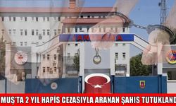 Muş’ta aranması bulunan şahıs jandarma operasyonuyla yakalandı