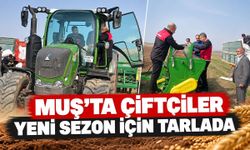 Muş’ta hububat ekimi başladı