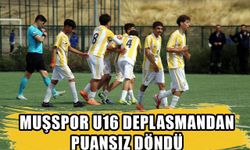 Muşspor U16 deplasmanından eli boş döndü