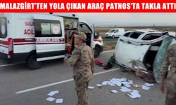 Malazgirt'ten Van'a giden araç kaza yaptı: 1'i ağır 7 yaralı