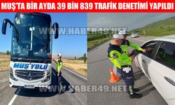Muş jandarmasından eylül ayı bilançosu: Cezalar yağdı, 272 araç men edildi!