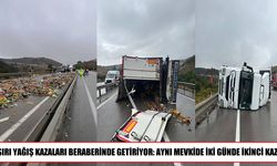 Erzurum’da yağışlı hava kazaları artırıyor: Aynı bölgede ikinci kaza