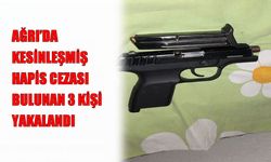 Ağrı’da farklı suçlardan aranan 3 kişi yakalandı