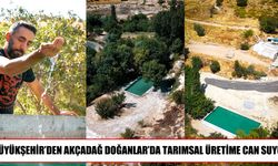 Akçadağ Doğanlar’da 5 bin dönüm arazi suya kavuştu