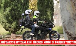 Elazığ’da KPSS heyecanı: Geç kalan adayı polis yetiştirdi