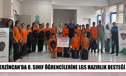 Polis ekiplerinden 8. sınıf öğrencilerine LGS desteği