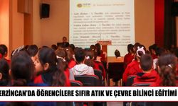 Erzincan’da öğrenciler çevre ve sıfır atık konusunda bilgilendirildi