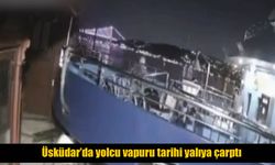 Üsküdar’da yolcu vapuru tarihi yalıya çarptı
