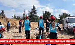 Elazığ’da afet sağlık ekiplerinden gerçeği aratmayan tatbikat