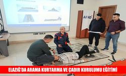 Elazığ’da jandarma personeli afetlere hazırlanıyor