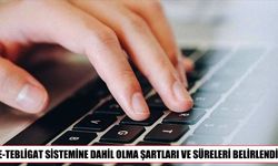 E-Tebligat için son tarih 30 Kasım