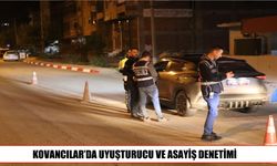 Kovancılar’da emniyet ekiplerinden asayiş uygulaması