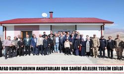 Erzincan’da AFAD konutları hak sahiplerine teslim edildi
