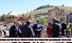 Sultan Melik Türbesi’nde restorasyon çalışmaları sürüyor