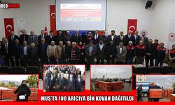 Muş’ta arıcılara 1.000 yeni kovan dağıtıldı