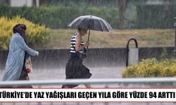 Türkiye’de yaz yağışları bir yılda yüzde 94 arttı