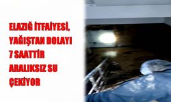 Yağışın vurduğu okulda itfaiye ekipleri seferber oldu