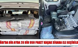 Kaçak sigara operasyonlarında 30 kişi hakkında işlem yapıldı