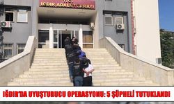 Iğdır’da operasyonda 5 şüpheli tutuklandı