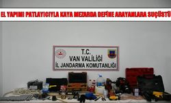 Van’da tarihi kaya mezarına patlayıcılı define operasyonu