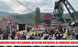 Amasra’da maden şehitleri unutulmadı
