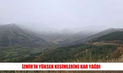 İzmir’de sonbaharda kar sürprizi