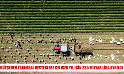 Tarım sektörüne 2027 yılı için 1,3 trilyon liralık kaynak