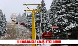 Uludağ beyaza bürünmeye başladı