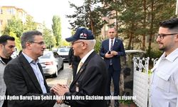 Vali Aydın Baruş’tan Şehit Ailesi ve Kıbrıs Gazisine anlamlı ziyaret