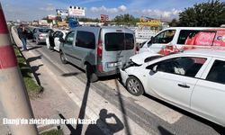 Elazığ’da zincirleme trafik kazası