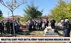 Malatyalı Şehit Polis Battal Günay Dualarla Yâd Edildi