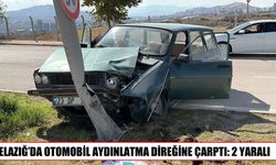 Elazığ’da Trafik Kazası: 2 Kişi Yaralandı