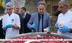 İnönü Üniversitesi'nde dayanışma ve paylaşma ruhu aşureyle buluştu