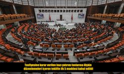 TBMM’de yatırım fonlarının tasfiyesine ilişkin teklifin ilk 5 maddesi kabul edildi