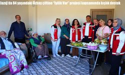 Elazığ’da 84 yaşındaki çiftin kışlık hazırlıklarına destek
