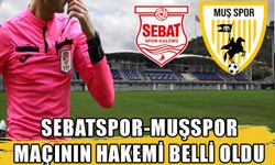 Muşspor-Sebatspor maçının hakemleri belli oldu